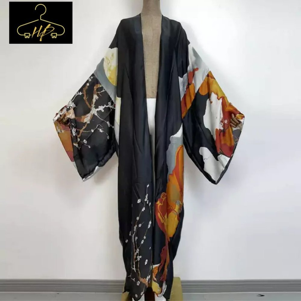 SILK KIMONO STYLE DUSTER